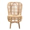Bali & Pari Nagoya Modern Bohemian Natural Rattan Tall Lounge Chair 235-13343-ZORO - alternate 8